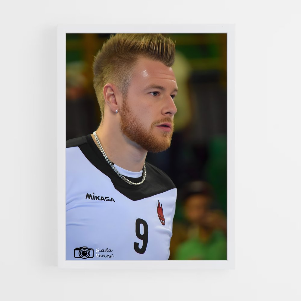 Poster Ivan zaytsev – affiche Volleyball (vue 3)